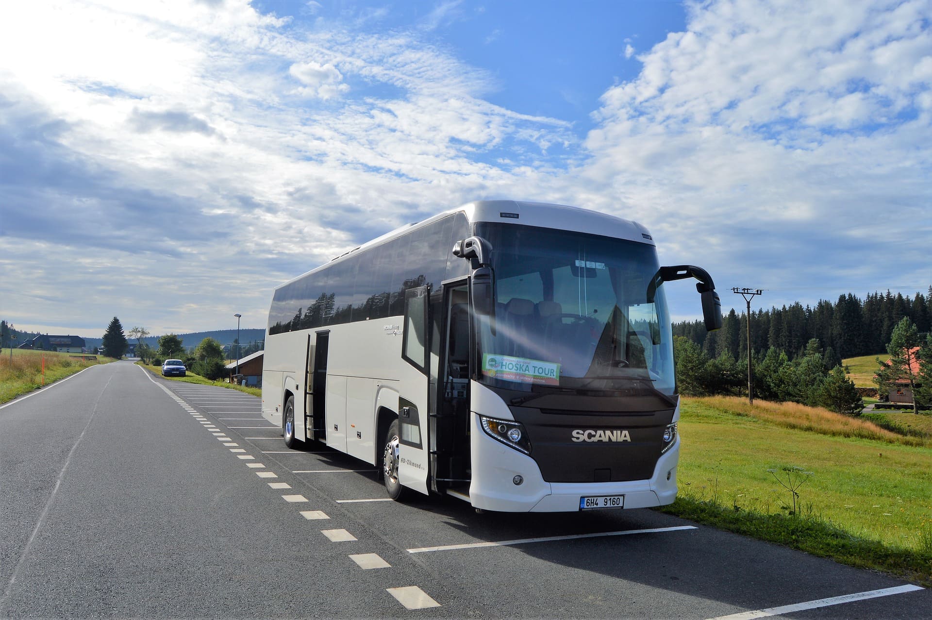 Scania hat auch eindrucksvolle Reisebusse